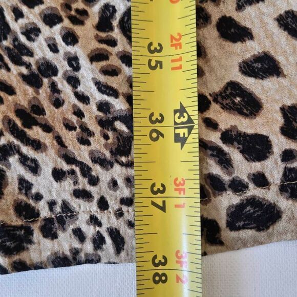 Rebecca Taylor Womens Silk Lynx Animal Print Dress Size 0 - Picture 12 of 16